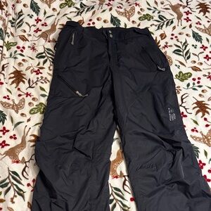 Black Ski/Snowboard Mountain HardWear pants